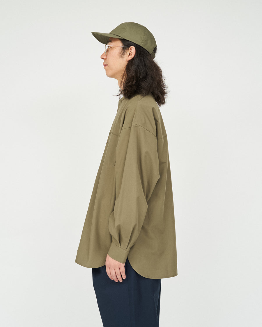 SERVICE WORK BAND COLLAR SHIRT