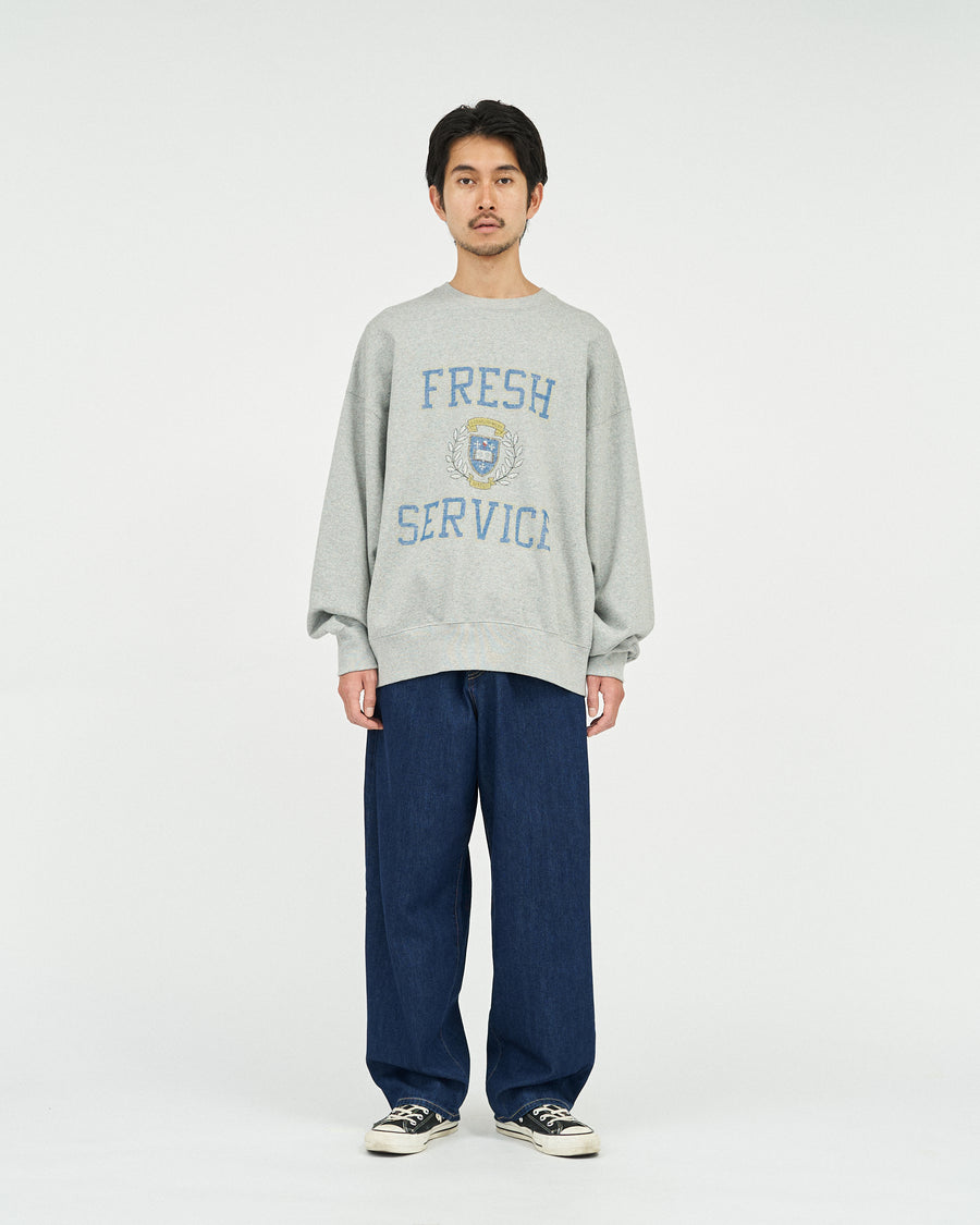 LIGHT OZ CREW NECK SWEAT “COLLEGE”