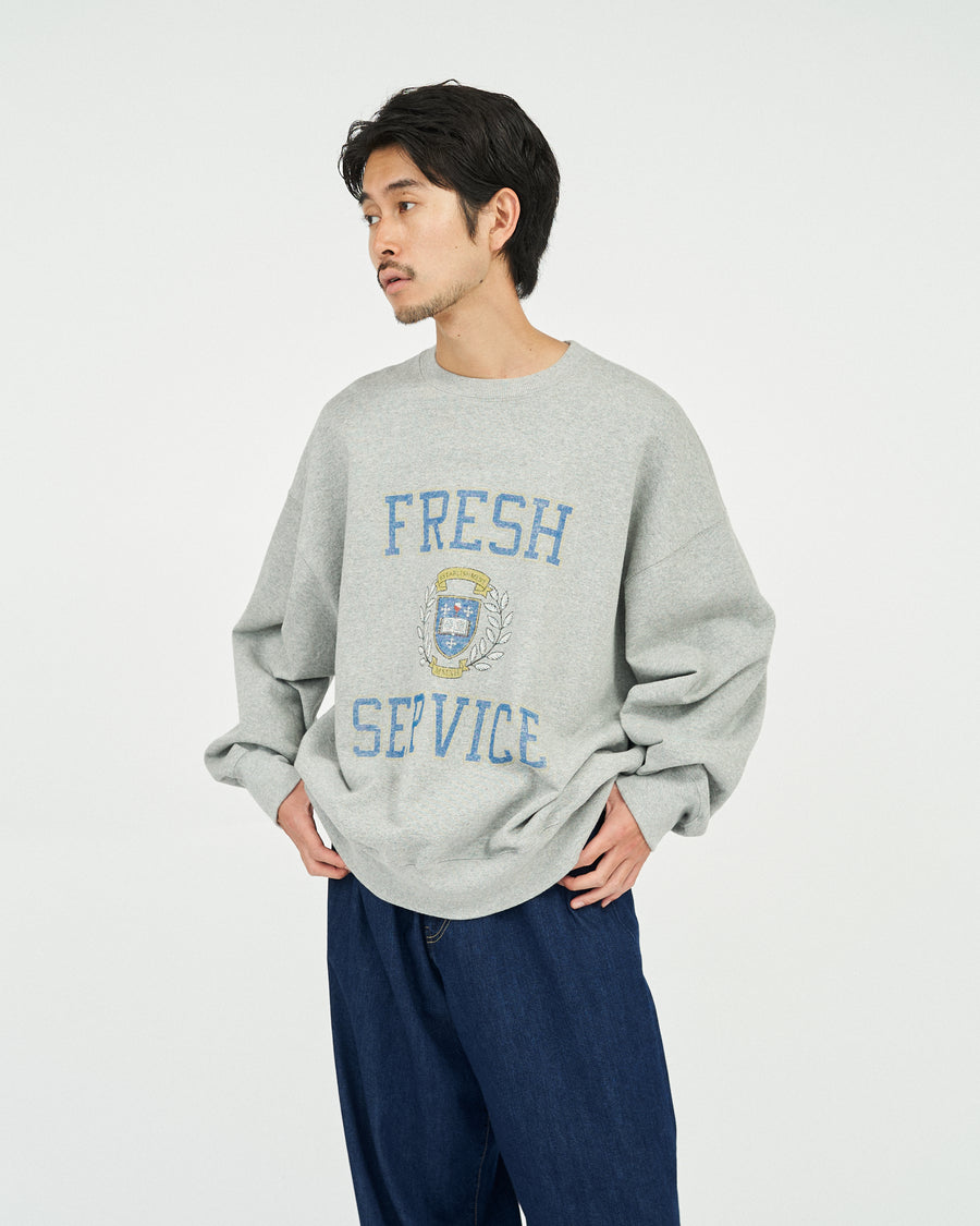 LIGHT OZ CREW NECK SWEAT “COLLEGE”