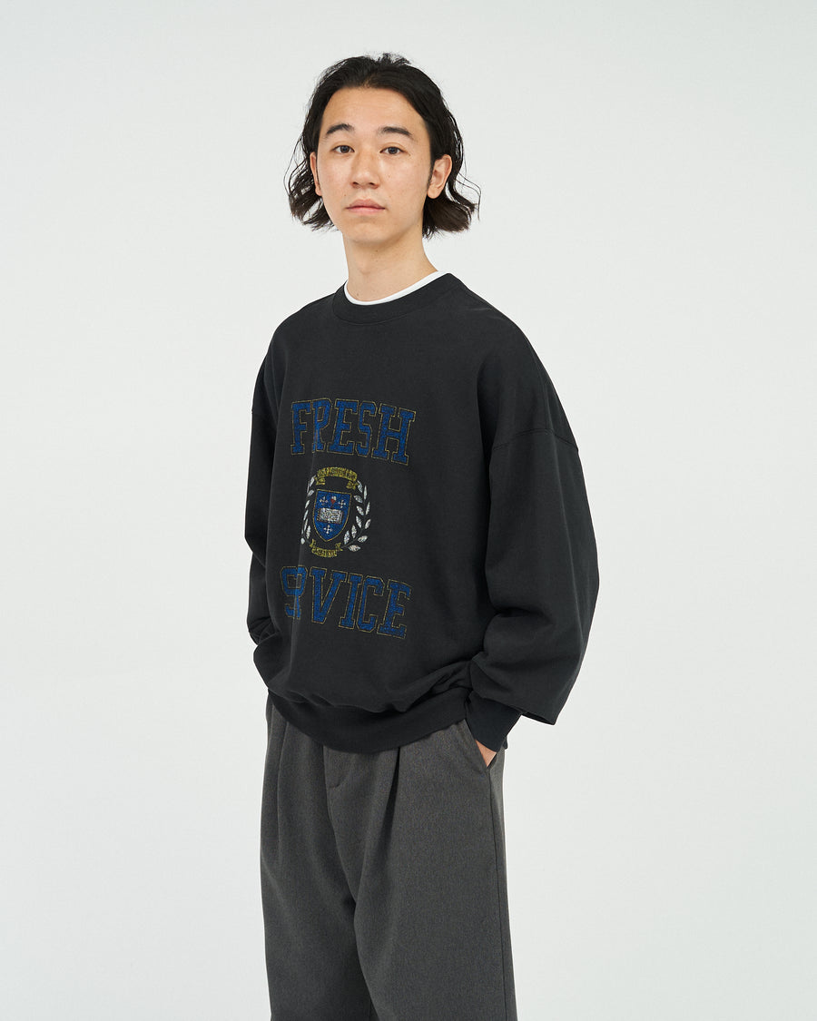 LIGHT OZ CREW NECK SWEAT “COLLEGE”