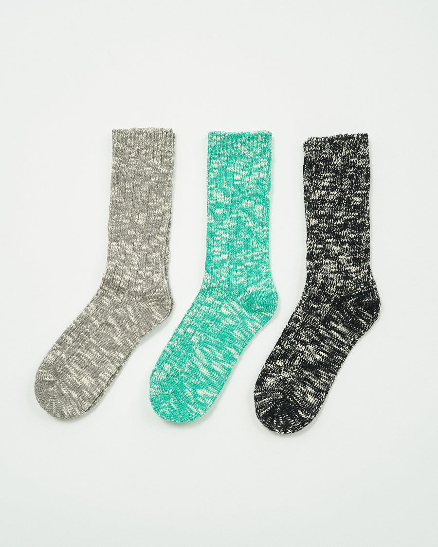 2-PACK SLUB CREW SOCKS