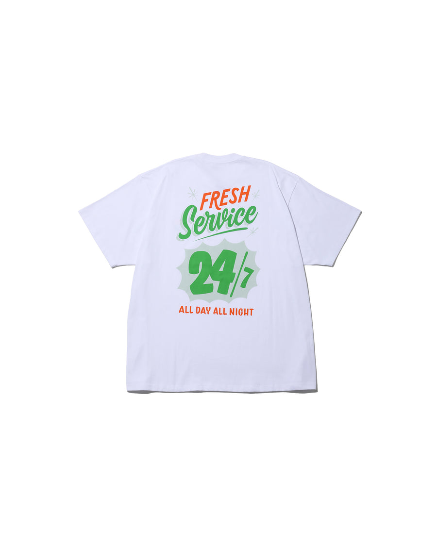 CORPORATE PRINTED S/S TEE ”ALL DAY ALL NIGHT ”