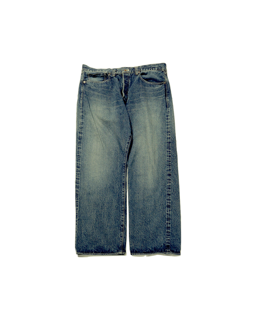 CLASSIC HEAVY KIBATA SHUTTLE HYPER BIG WWII 1943 DENIM JEANS