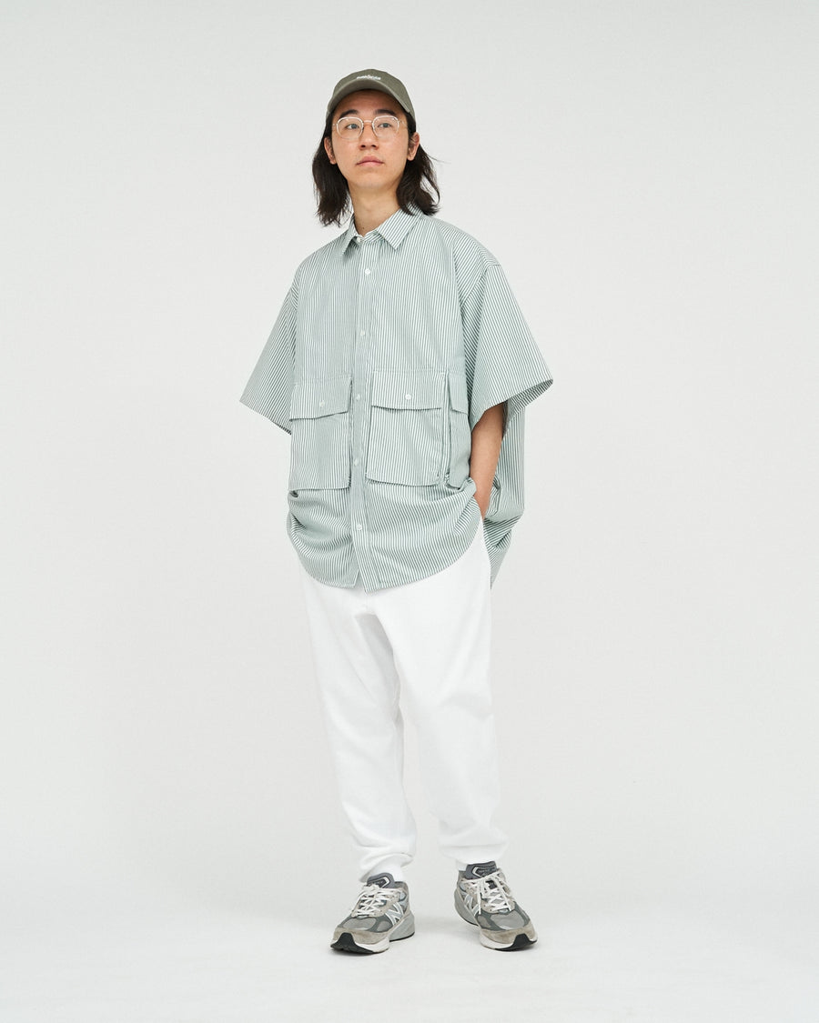 DRY OXFORD FLAP POCKET S/S SHIRT