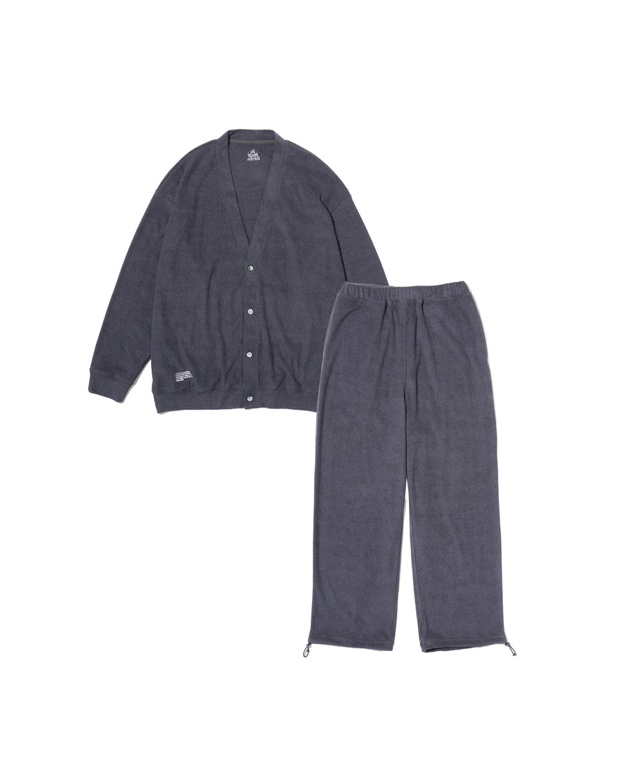 UTILITY PILE CARDIGAN SET-UP