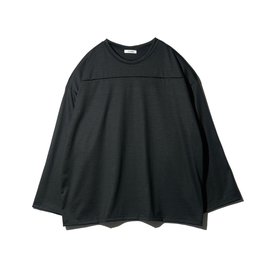 HYPER BIG EXTRA FINE MERINO WOOL JERSEY FOOTBALL L/S TEE