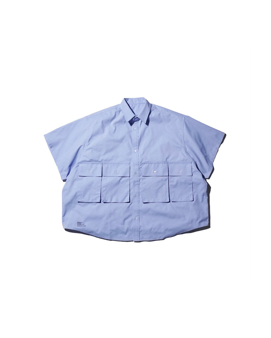 DRY OXFORD FLAP POCKET S/S SHIRT