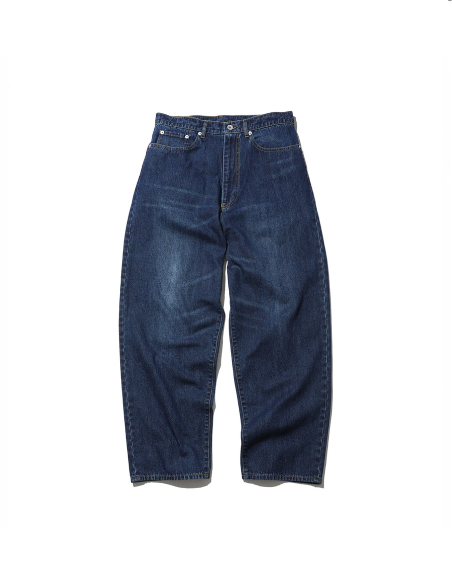 CORPORATE DENIM FIVE POCKET PANTS (FADE INDIGO)