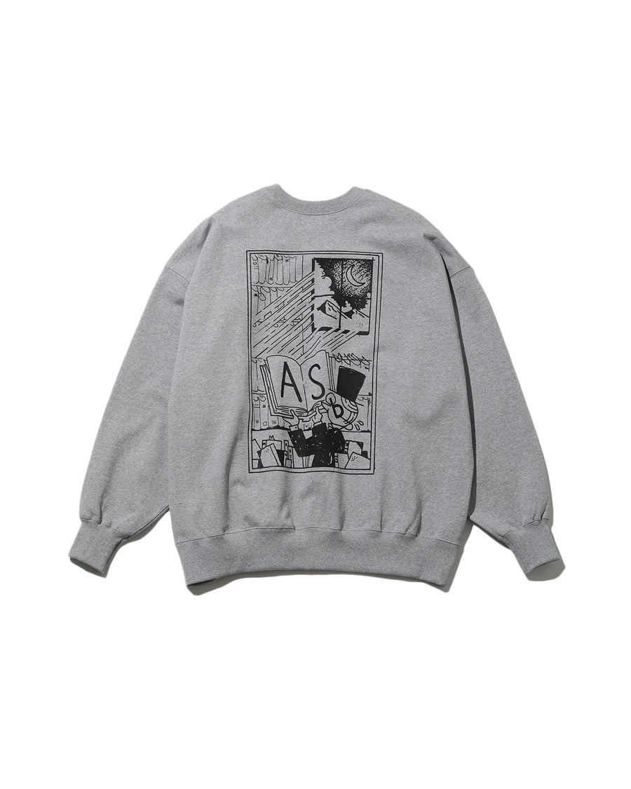 AS×FS LIGHT OZ CREW NECK SWEAT “COMIC”