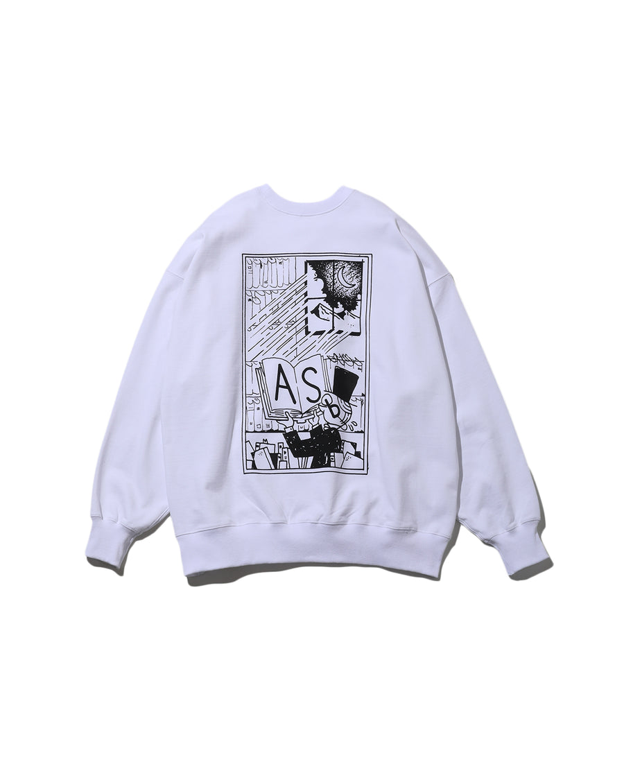 AS×FS LIGHT OZ CREW NECK SWEAT “COMIC”