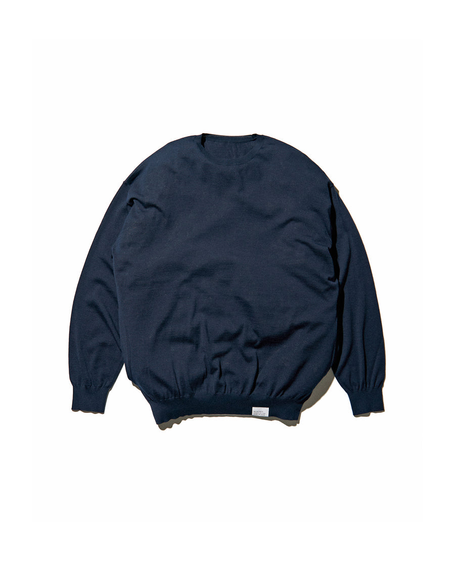 TECH HIGH GAUGE CREW NECK KNIT