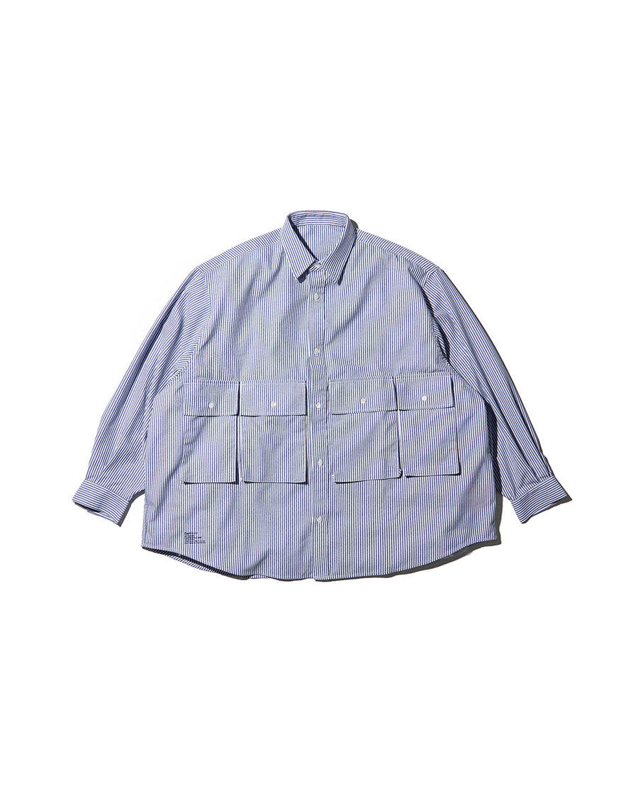 DRY OXFORD FLAP POCKET L/S SHIRT