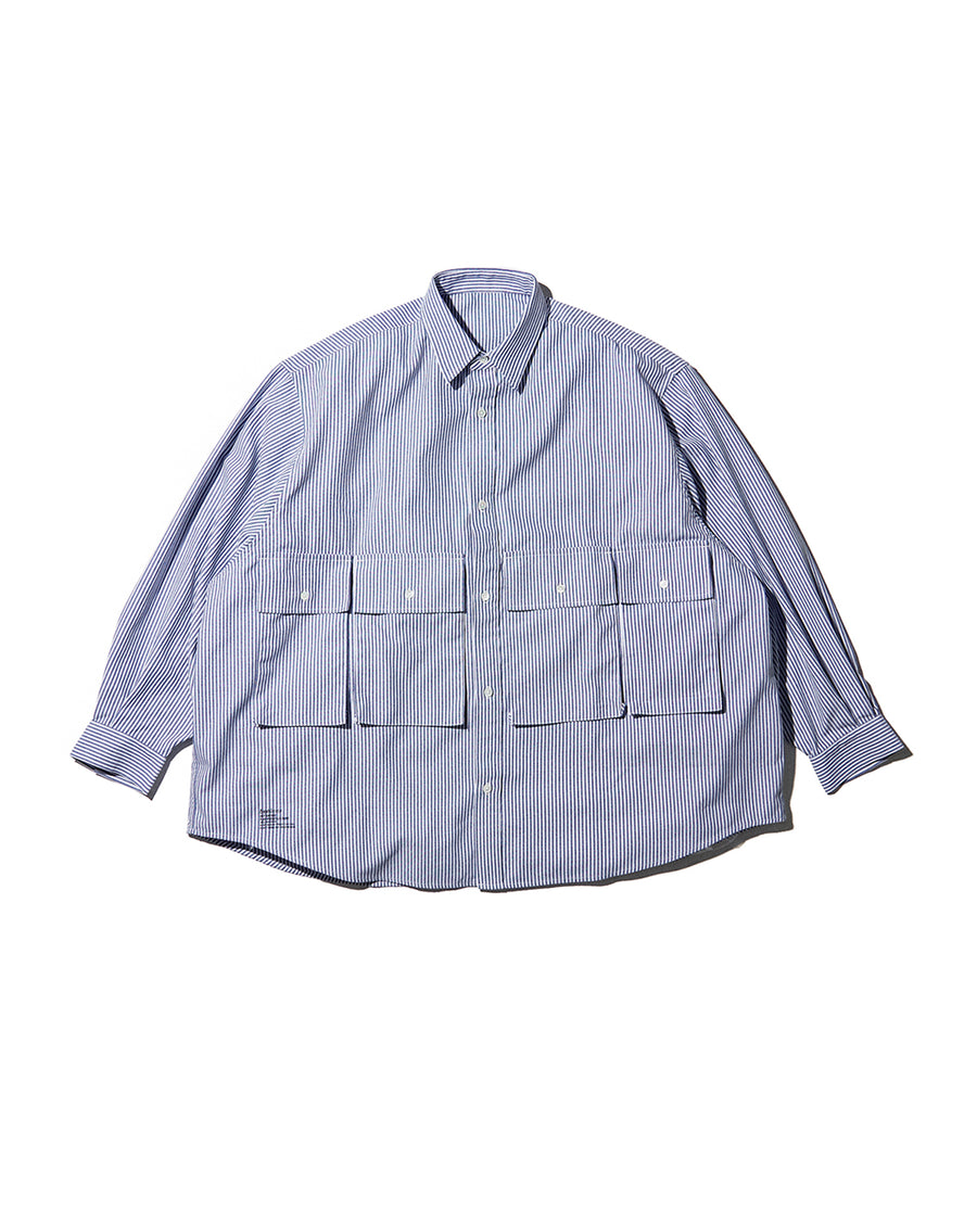 DRY OXFORD FLAP POCKET L/S SHIRT