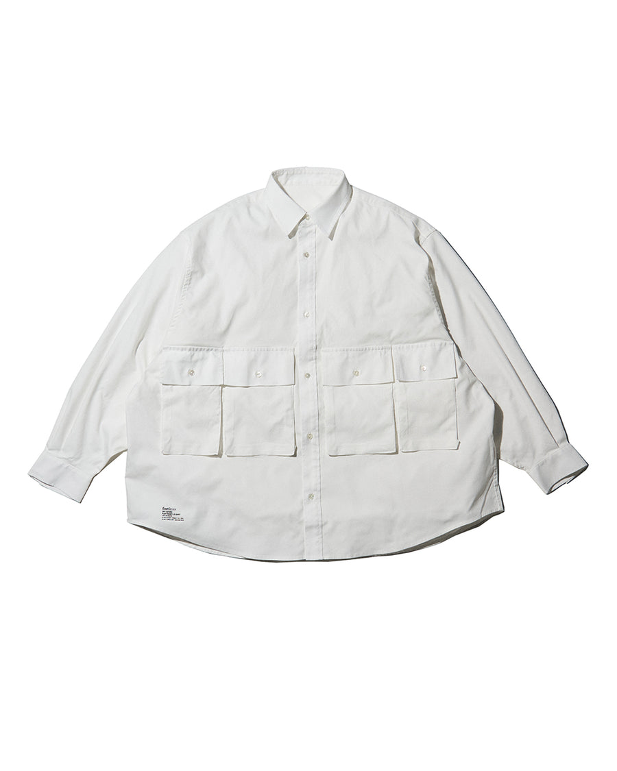 DRY OXFORD FLAP POCKET L/S SHIRT