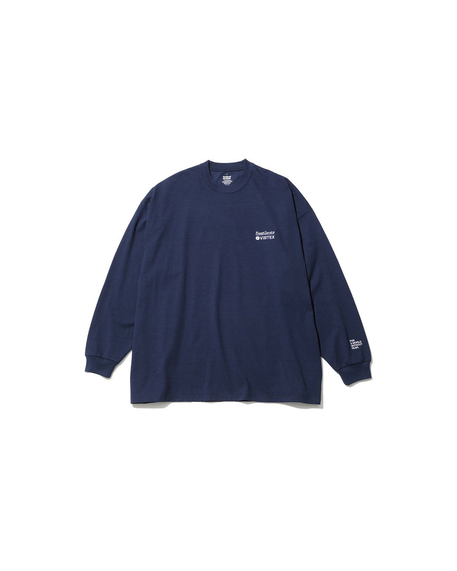 VIBTEX for FreshService L/S CREW NECK TEE